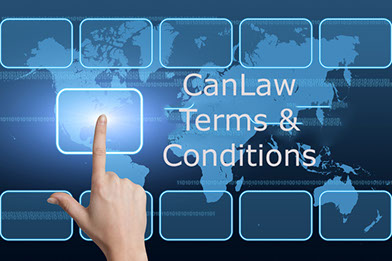 These terms and conditions apply to you, your company and to everyone using the CanLaw websites
