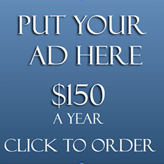 Includes link to your web site. Your ad here will bring you new business
