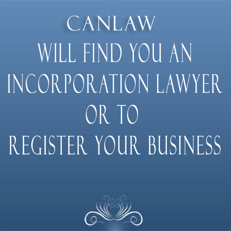 CanLaw shows you how to incorporate or register your business and save money