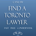 Pick and choose the best GTA lawyer or Toronto lawyer for your case with Canlaw's free Toronto Lawyer Referral Service