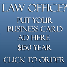 Banner or law office ads cost range from just $75 a year to $250 a year. Think of them as the Internet form of classified ads. 