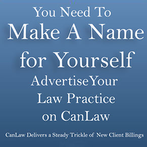 A lot of smart lawyers get most of their business from  CanLaw referrals