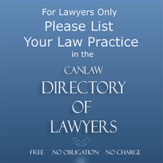 Please list your law practice in the National Free CanLaw Firectory of Lawyers